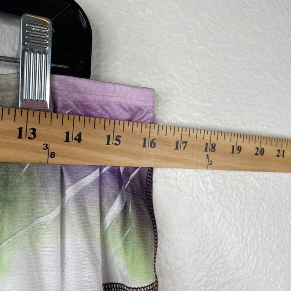 One World Women's Flowy Forest Fairy Whimsy Festival Pull On Skirt Multicolor L - Picture 8 of 9